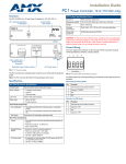 AMX PC1 User's Manual