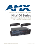 AMX NI-2100 User's Manual