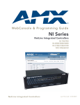 AMX NI-2000/3000/4000 User's Manual