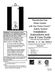 American Water Heater 319407-002 User's Manual