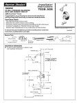 American Standard Tropic T038.50X User's Manual