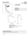 American Standard Towel Ring 2064.190 User's Manual