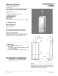 American Standard Stallbrook Urinal 6400.014 User's Manual