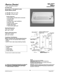 American Standard Solar Bathtub 0165.060 User's Manual