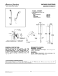 American Standard Shower System Kit 1662.602 User's Manual