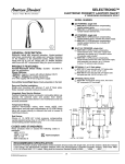American Standard Selectronic 6056.165 User's Manual