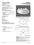 American Standard Savona 0186.803 User's Manual