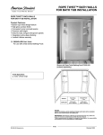 American Standard 5030W.LBW User's Manual