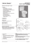 American Standard Right Height Toilet Ravenna User's Manual