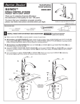 American Standard QUINCE 4433.001 User's Manual