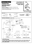 American Standard Princeton T508.50X User's Manual
