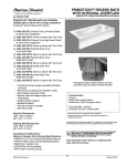 American Standard Princeton 2392.202 ICH User's Manual