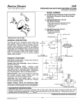 American Standard T064.600 User's Manual