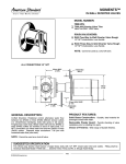 American Standard T506.430 User's Manual