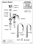American Standard Metering M962396-YYY0A User's Manual
