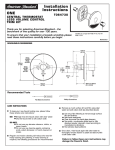 American Standard M968983 User's Manual