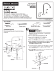 American Standard Jasmine 3821.834 User's Manual
