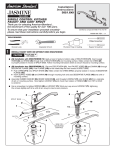 American Standard Jasmine 3821.6XX User's Manual