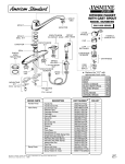 American Standard Jasmine 3821.600 Series User's Manual