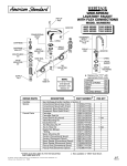 American Standard Heritage Amarilis 7092 SERIES User's Manual