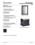 American Standard Generations Storage Stool 9210.300 User's Manual