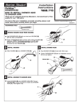 American Standard FloWise Showerhead 1660.715 User's Manual