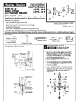 American Standard Enfield 2373.401 User's Manual