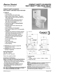 American Standard Compact Cadet 2403.012 User's Manual