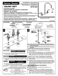 American Standard Colony Soft 4275.551 User's Manual