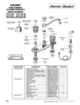 American Standard Colony M950152-0070A User's Manual