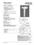 American Standard Colony 0115.404 User's Manual