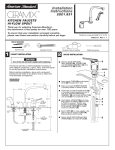 American Standard Ceramix 2021.831 User's Manual