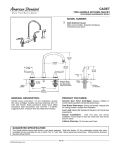 American Standard Cadet 6425 User's Manual