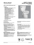 American Standard CADET 3 FloWise 3011.128 User's Manual