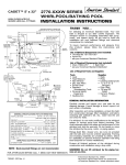 American Standard 2770.XXXW User's Manual