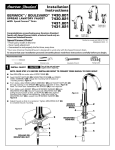 American Standard BERWICK 7431.801 User's Manual