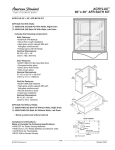 American Standard 6030Y2AK.102 User's Manual