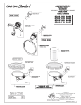 American Standard Ariana Soap Dish 6095 User's Manual