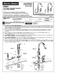 American Standard Arch Control Kitchen Faucet 4101.301 User's Manual