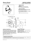American Standard T001.431 User's Manual