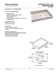 American Standard 4834Y1.ST User's Manual