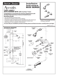 American Standard 8630 Series User's Manual