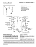 American Standard 7837.024 User's Manual