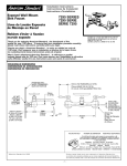 American Standard 7295 Series User's Manual