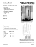 American Standard 4242.LCW User's Manual