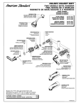 American Standard 3275.505 User's Manual