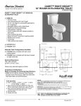 American Standard 2998.01 User's Manual