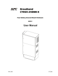 American Power Conversion CTEG4-240MB-5 User's Manual