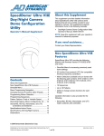 American Dynamics ULTRA VIIE User's Manual