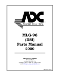 American Dryer Corp. MLG-96 User's Manual